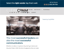 Tablet Screenshot of clear-comm.net